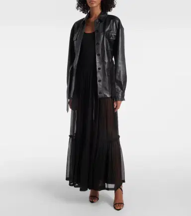 Saint Laurent Lamé top | Thumbnail 5
