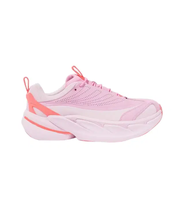 Hoka One One Elevon X leather and mesh sneakers