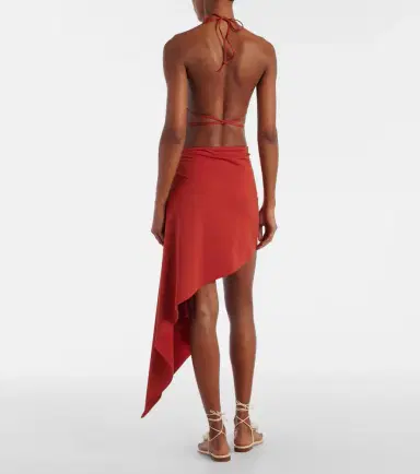 Magda Butrym Asymmetrical beach cover-up | Thumbnail 3