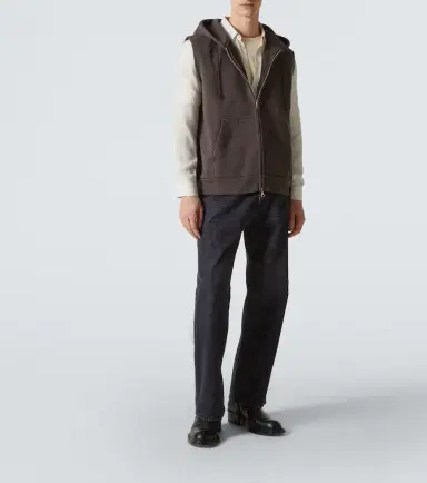 Our Legacy Motor cotton jersey zip-up vest | Thumbnail 2 Our Legacy Motor cotton jersey zip-up vest | Thumbnail 2