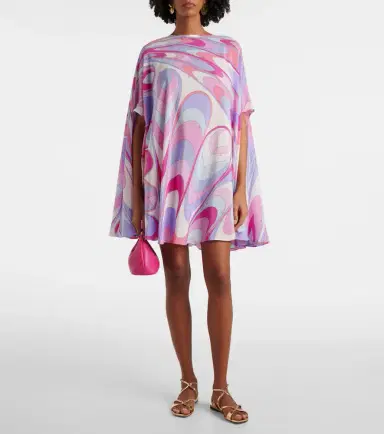 Pucci Printed silk crêpe de chine kaftan | Thumbnail 2
