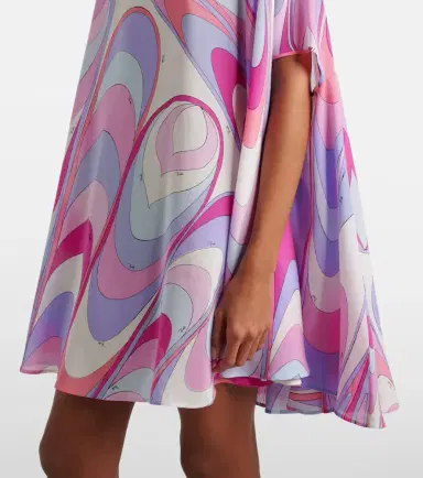 Pucci Printed silk crêpe de chine kaftan | Thumbnail 3