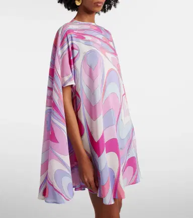 Pucci Printed silk crêpe de chine kaftan | Thumbnail 4