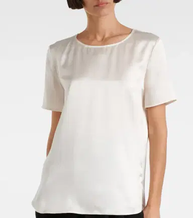Max Mara Dida silk satin T-shirt | Thumbnail 6