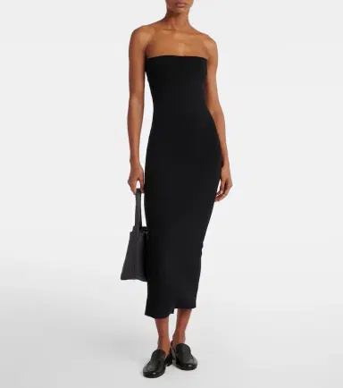 Leset Rio bandeau jersey midi dress | Thumbnail 2
