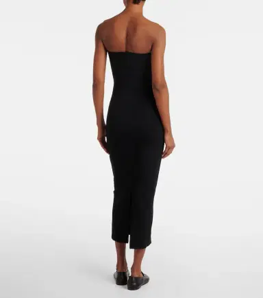 Leset Rio bandeau jersey midi dress | Thumbnail 3
