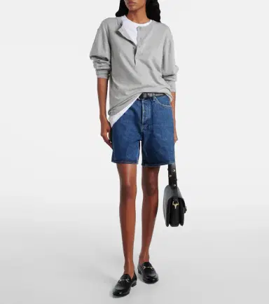 Agolde Dame denim shorts | Thumbnail 6