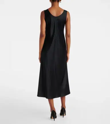 Max Mara Banjo silk satin midi dress | Thumbnail 3