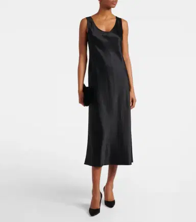 Max Mara Banjo silk satin midi dress | Thumbnail 4