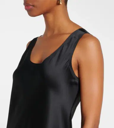 Max Mara Banjo silk satin midi dress | Thumbnail 5