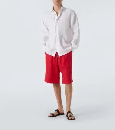 Kiton Linen shorts | Thumbnail 5