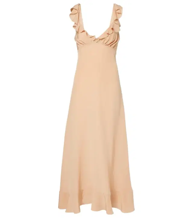 Chloe Chloé Ruffled silk crêpe de chine maxi dress