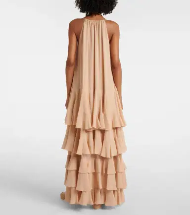 Chloé Chloé Tiered silk georgette maxi dress | Thumbnail 4
