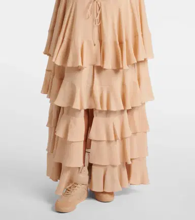 Chloé Chloé Tiered silk georgette maxi dress | Thumbnail 7