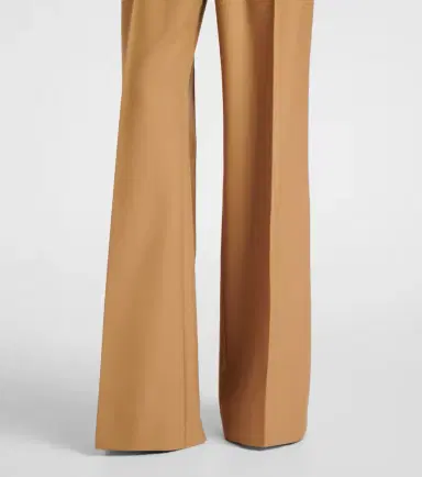 Chloé Chloé Wool grain de poudre flared pants | Thumbnail 5 Chloé Chloé Wool grain de poudre flared pants | Thumbnail 5