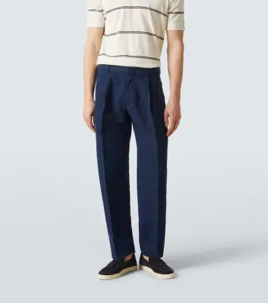 Slowear Linen and cotton chinos | Thumbnail 5