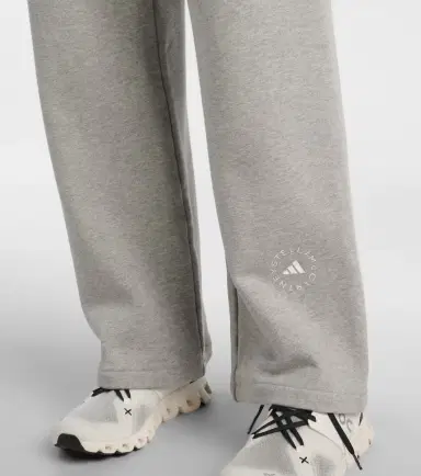 Adidas by Stella McCartney Cotton wide-leg sweatpants | Thumbnail 3
