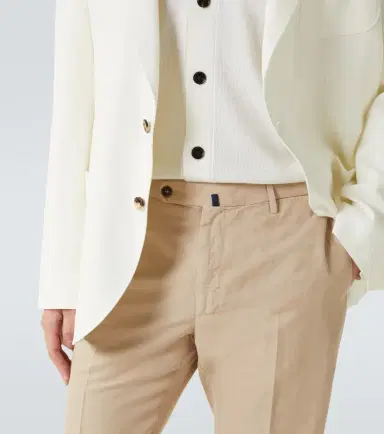 Slowear Linen and cotton straight pants | Thumbnail 2