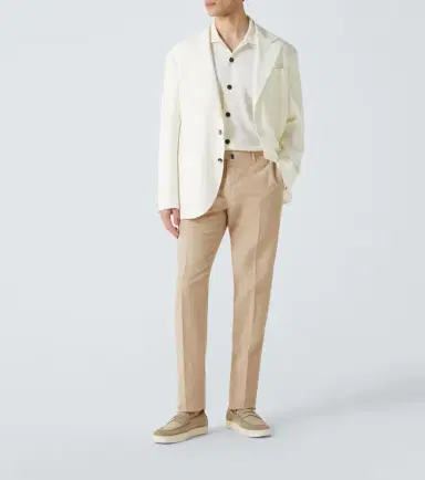 Slowear Linen and cotton straight pants | Thumbnail 3