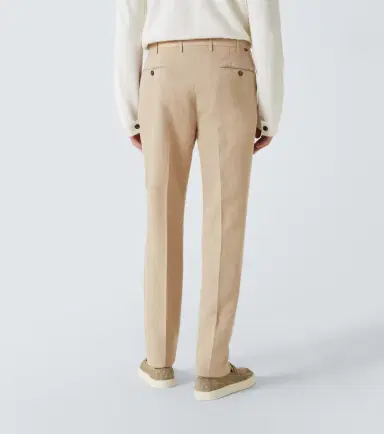 Slowear Linen and cotton straight pants | Thumbnail 5