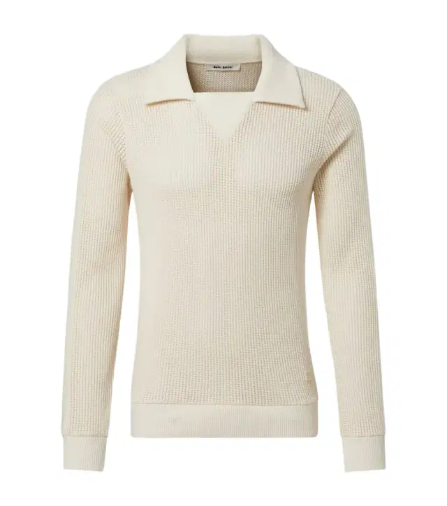 Wales Bonner Song cotton mesh polo shirt