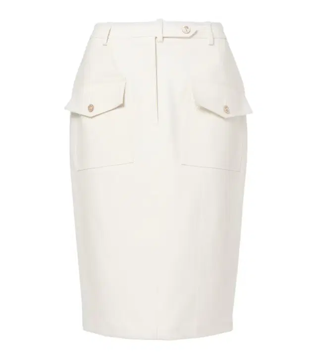 Tom Ford Cotton-blend midi skirt