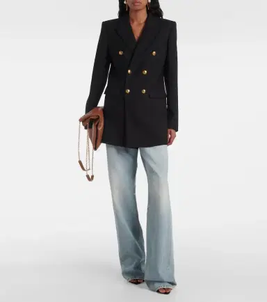 Saint Laurent Wool gabardine blazer | Thumbnail 2