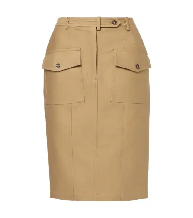 Tom Ford Cotton-blend tricotine midi skirt