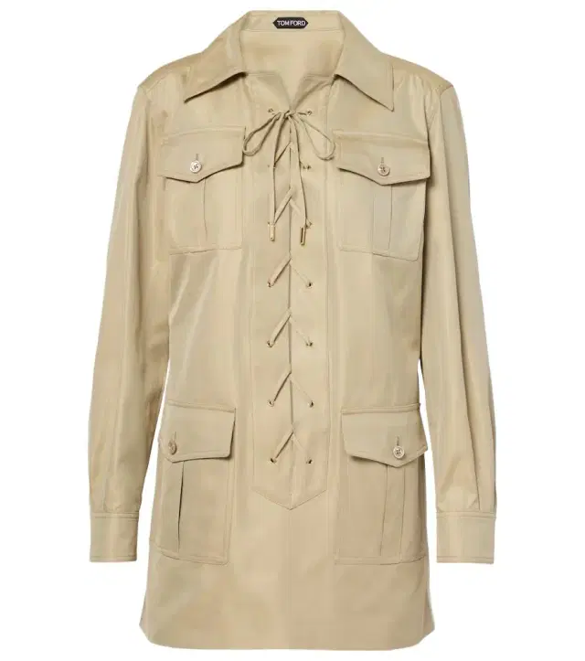 Tom Ford Safari cotton and silk T-shirt