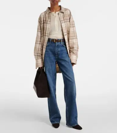 AGOLDE Faustine Henley shirt | Thumbnail 4