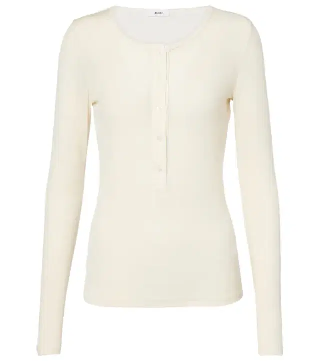 Agolde Faustine Henley shirt