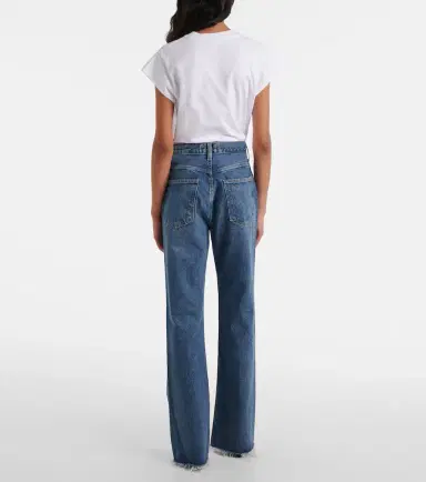 AGOLDE Leena mid-rise straight jeans | Thumbnail 7