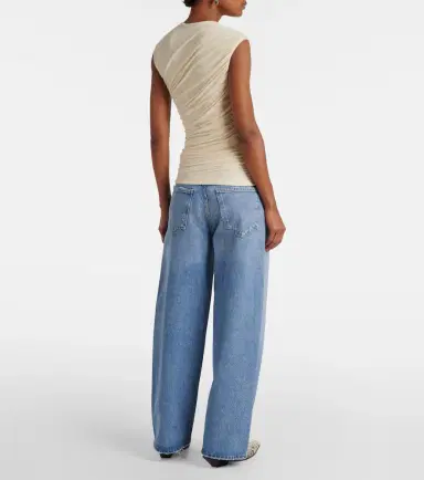 Agolde Ester ruched tank top | Thumbnail 5