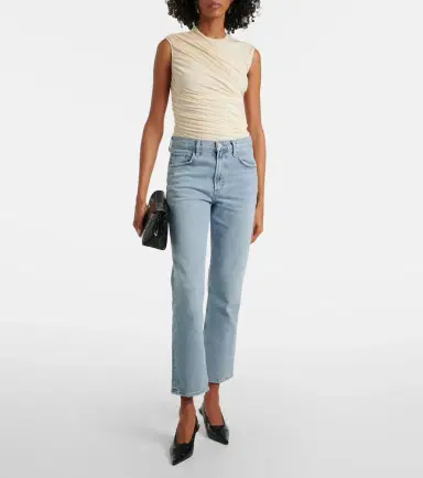 AGOLDE Valen mid-rise straight jeans | Thumbnail 2