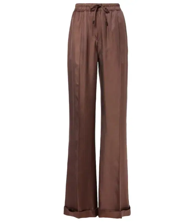 Tom Ford Silk twill wide-leg pants