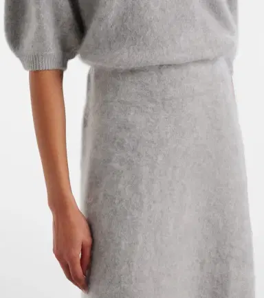 Lisa Yang Asta cashmere midi skirt | Thumbnail 5