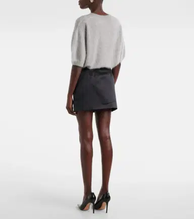 Lisa Yang Silk satin mini skirt | Thumbnail 3