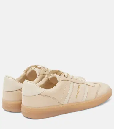 Ferragamo Achille 1 leather sneakers | Thumbnail 4