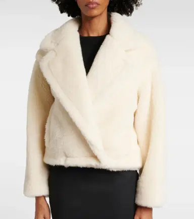 Max Mara Oggeri alpaca, wool, and silk teddy coat | Thumbnail 2