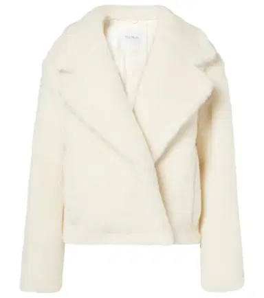 Max Mara Oggeri alpaca, wool, and silk teddy coat | Thumbnail 1