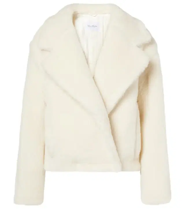 Max Mara Oggeri alpaca, wool, and silk teddy coat
