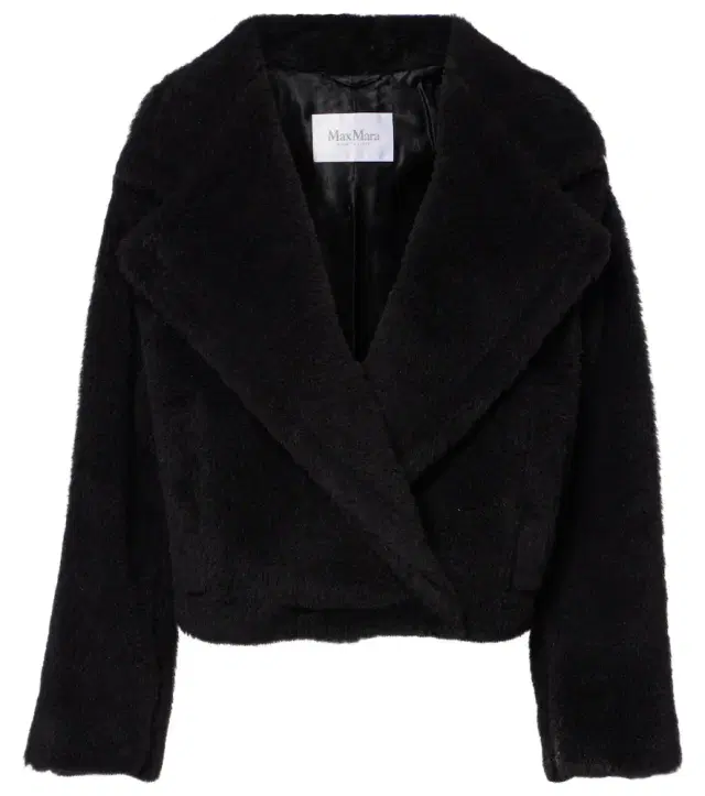 Max Mara Oggeri alpaca, wool, and silk teddy coat