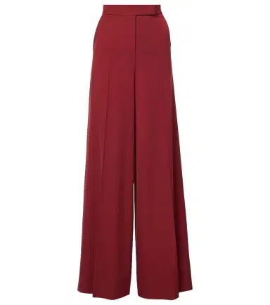 Max Mara Ninfa virgin wool gabardine palazzo pants | Thumbnail 1
