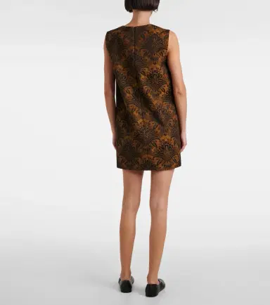 Max Mara Romania jacquard wool-blend minidress | Thumbnail 3