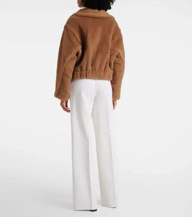 Max Mara Gardone camel hair and silk teddy coat | Thumbnail 3 Max Mara Gardone camel hair and silk teddy coat | Thumbnail 3