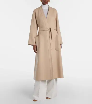 Max Mara Vezzoso camel hair wrap coat | Thumbnail 3