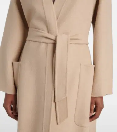 Max Mara Vezzoso camel hair wrap coat | Thumbnail 4