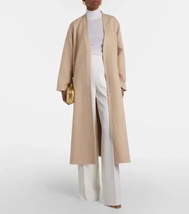 Max Mara Vezzoso camel hair wrap coat | Thumbnail 6