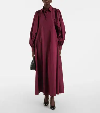 Max Mara Pucci pleated taffetta maxi dress | Thumbnail 4