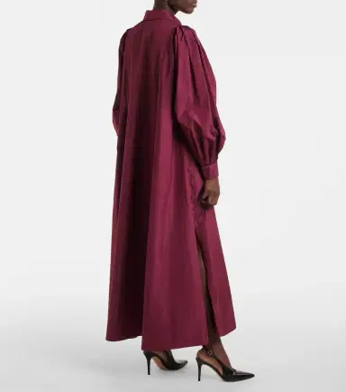 Max Mara Pucci pleated taffetta maxi dress | Thumbnail 5